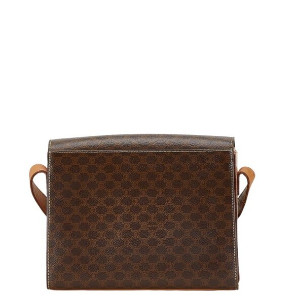 CELINE Brown Leather Shoulder Bag - Picture 3 of 10
